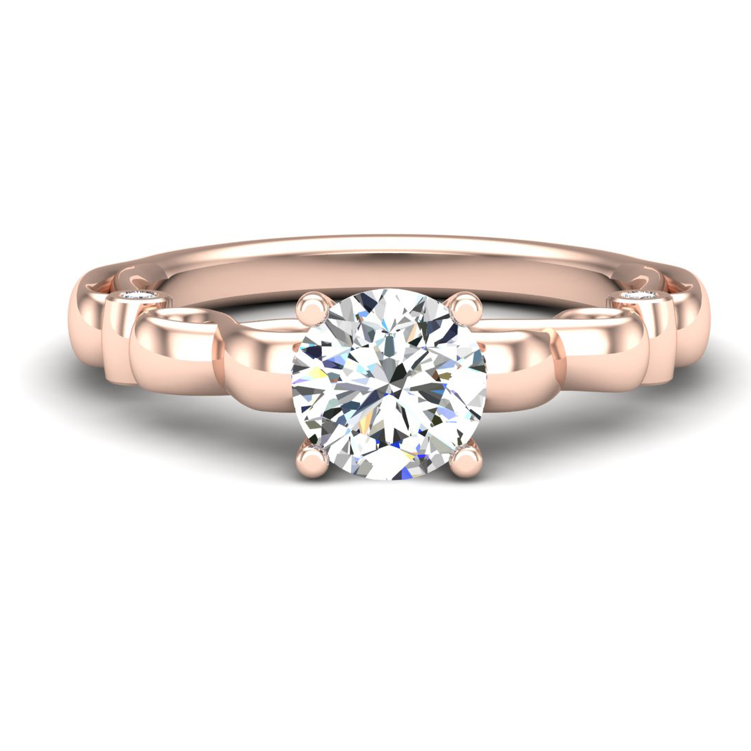 Ellieana Infinity Solitaire Engagement Ring